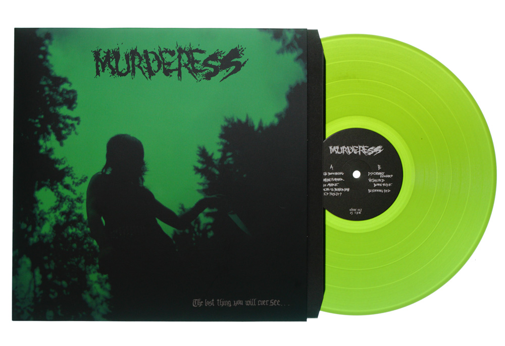 MURDERESS � The Last Thing ... LP *Swamp Green VINYL* 3rd press