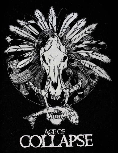AGE OF COLLAPSE - Backpatch - White