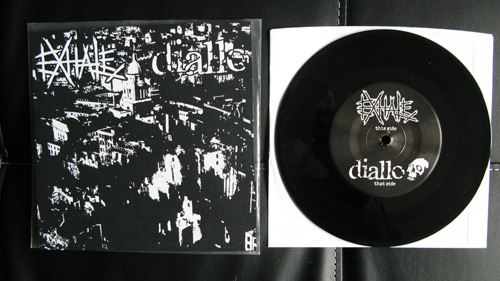 EXHALE / DIALLO - split 7" (lim edition cover #90/100)